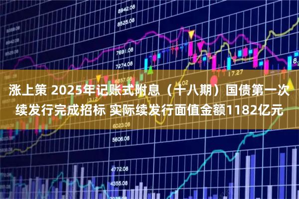 涨上策 2025年记账式附息（十八期）国债第一次续发行完成招标 实际续发行面值金额1182亿元